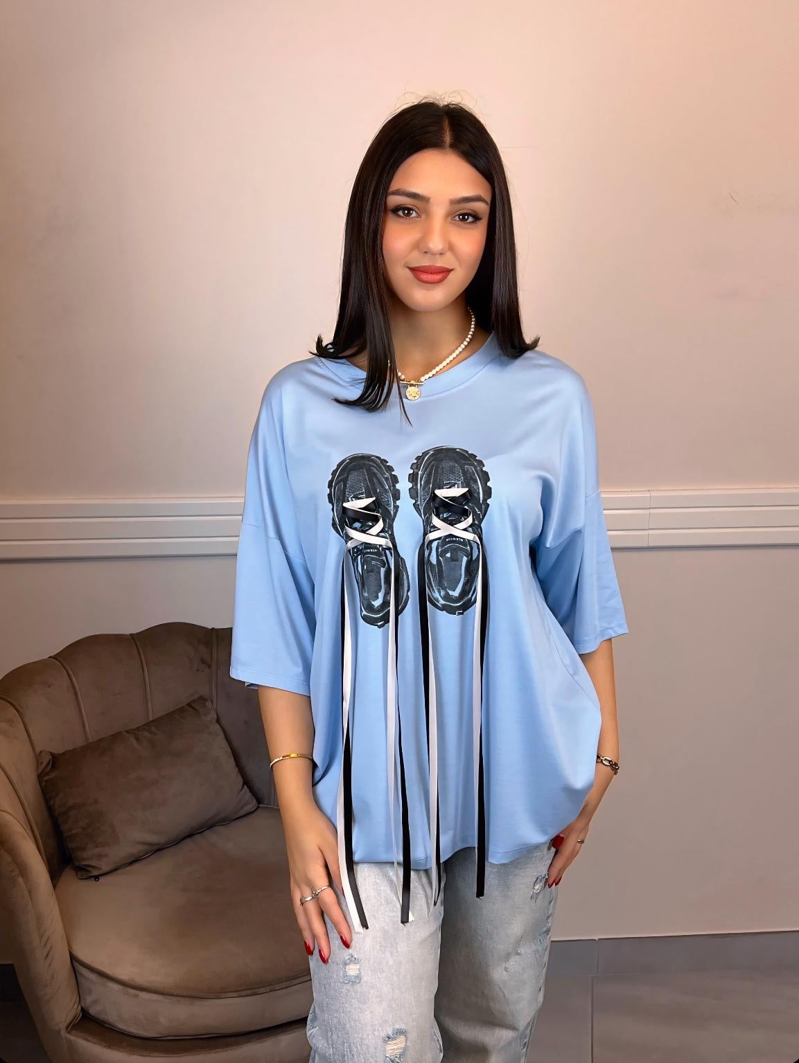 T-shirt over