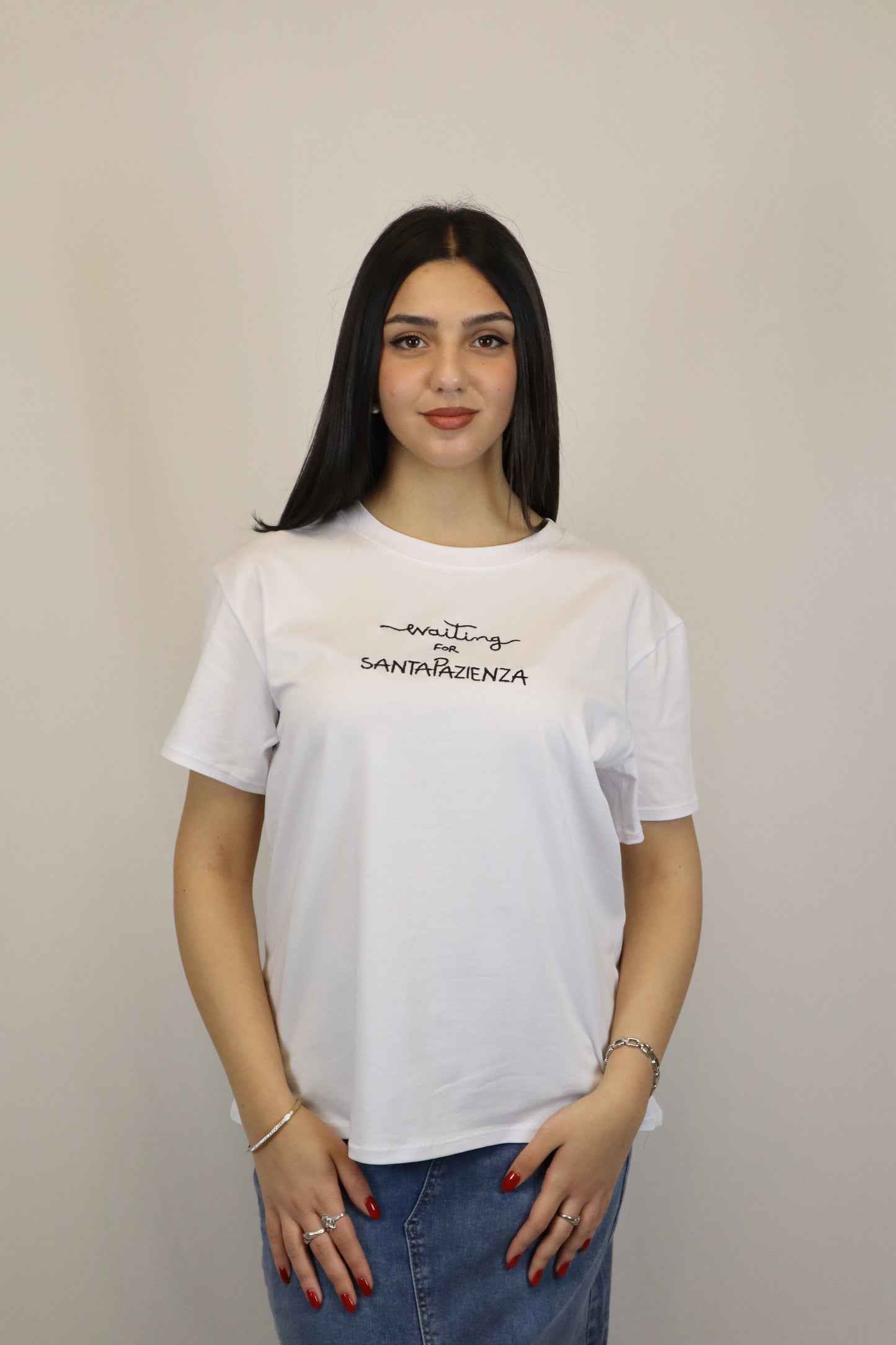 T-shirt ricamo