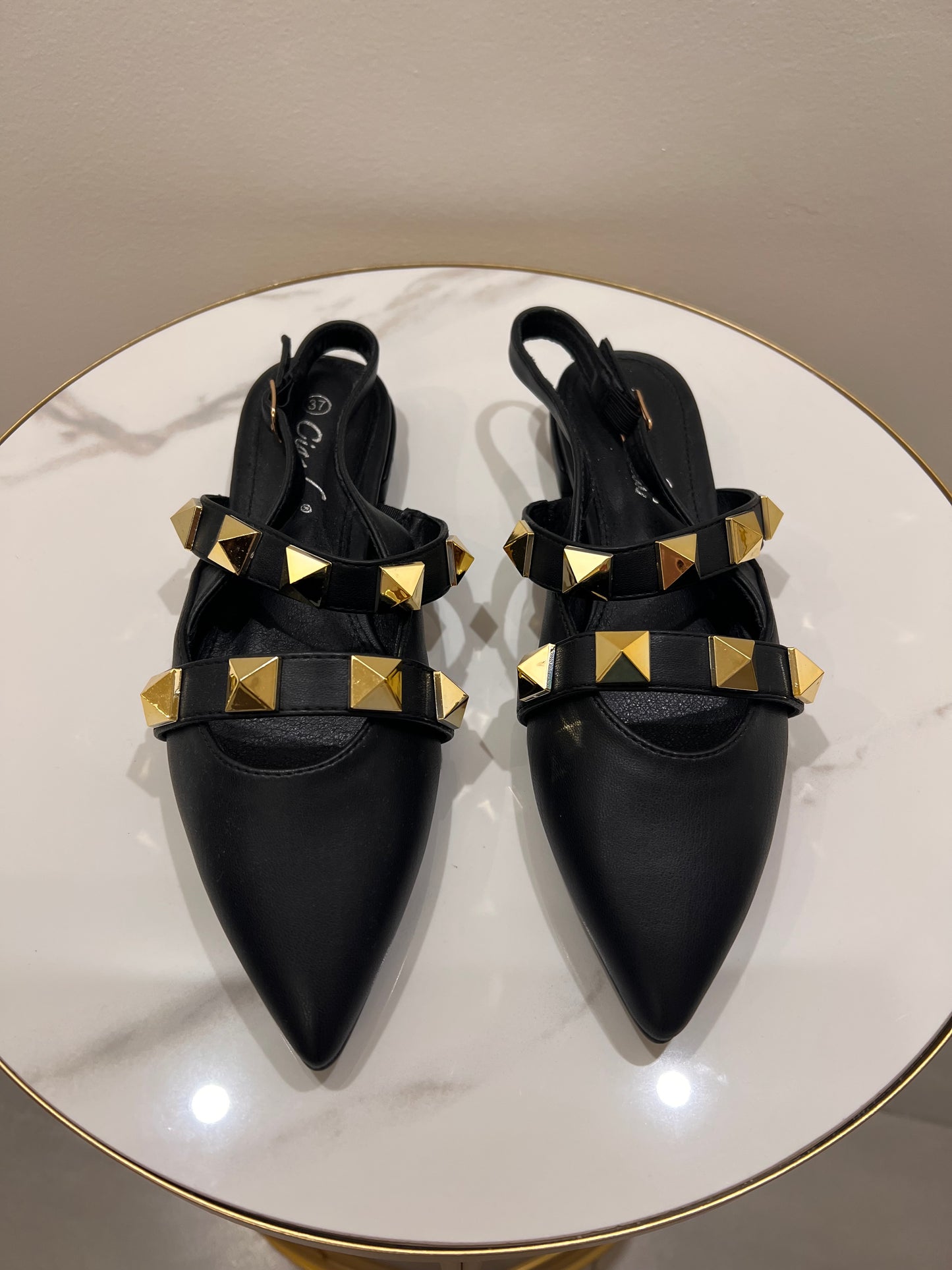 Sandalino borchie oro