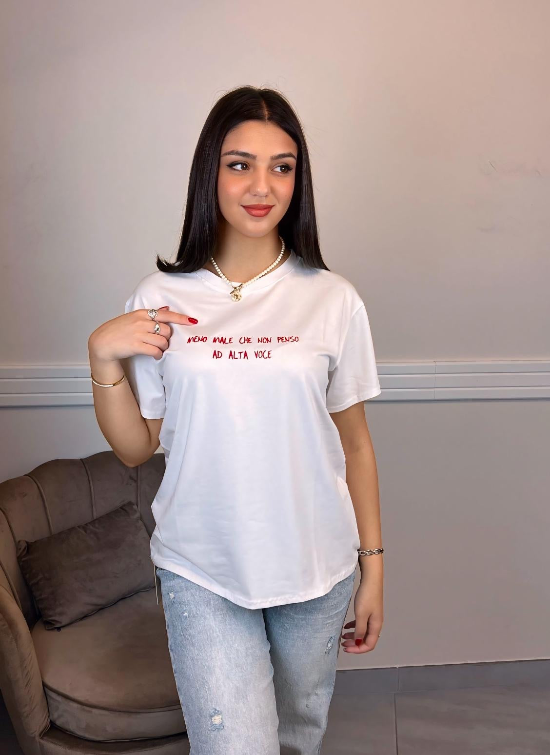 T-shirt ricamo