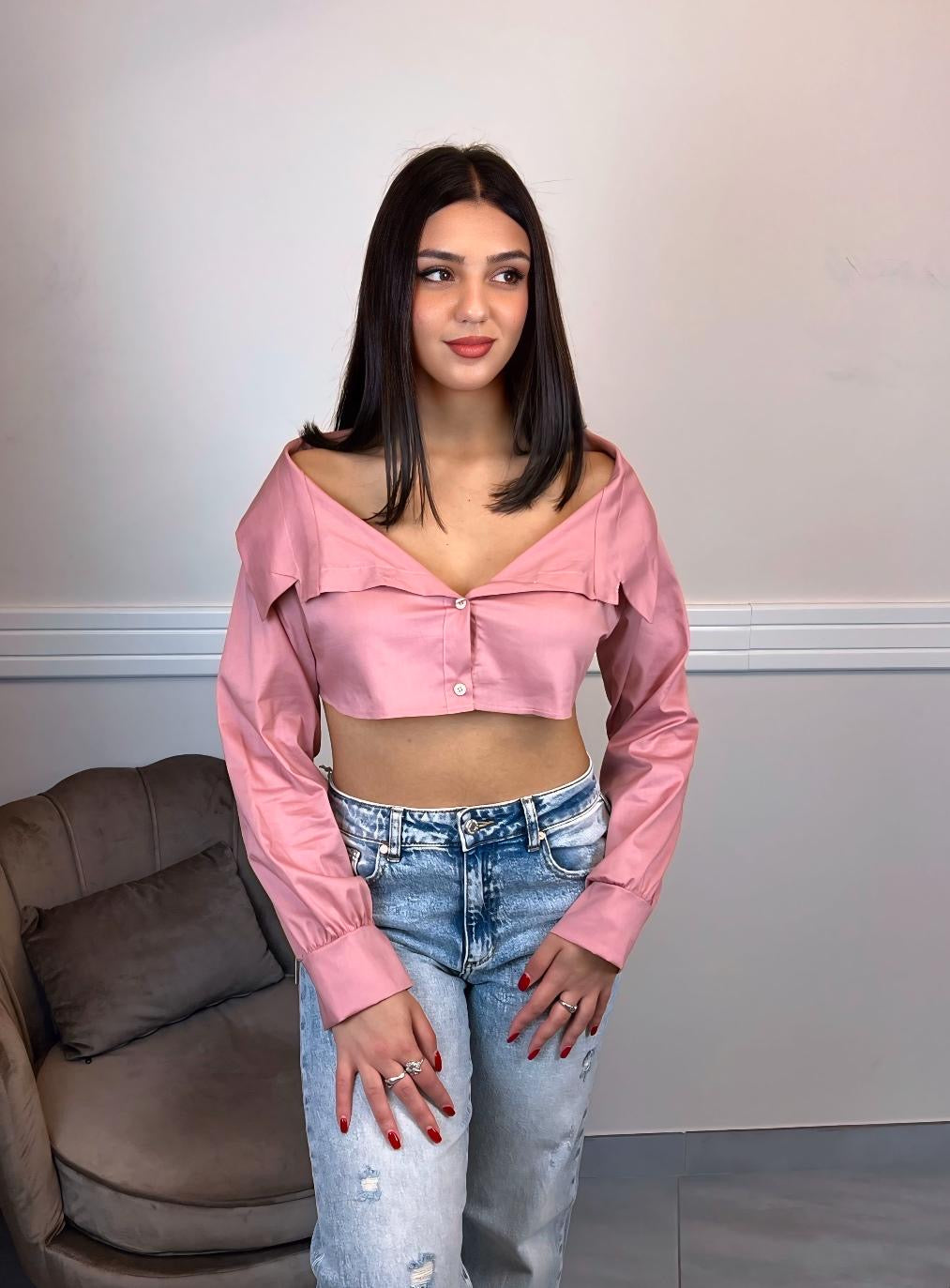 Camicia crop
