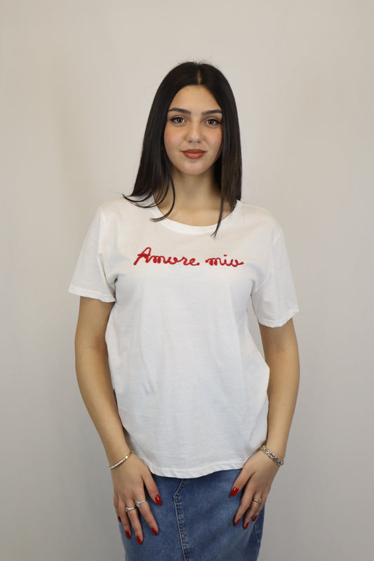 T-shirt ricamo
